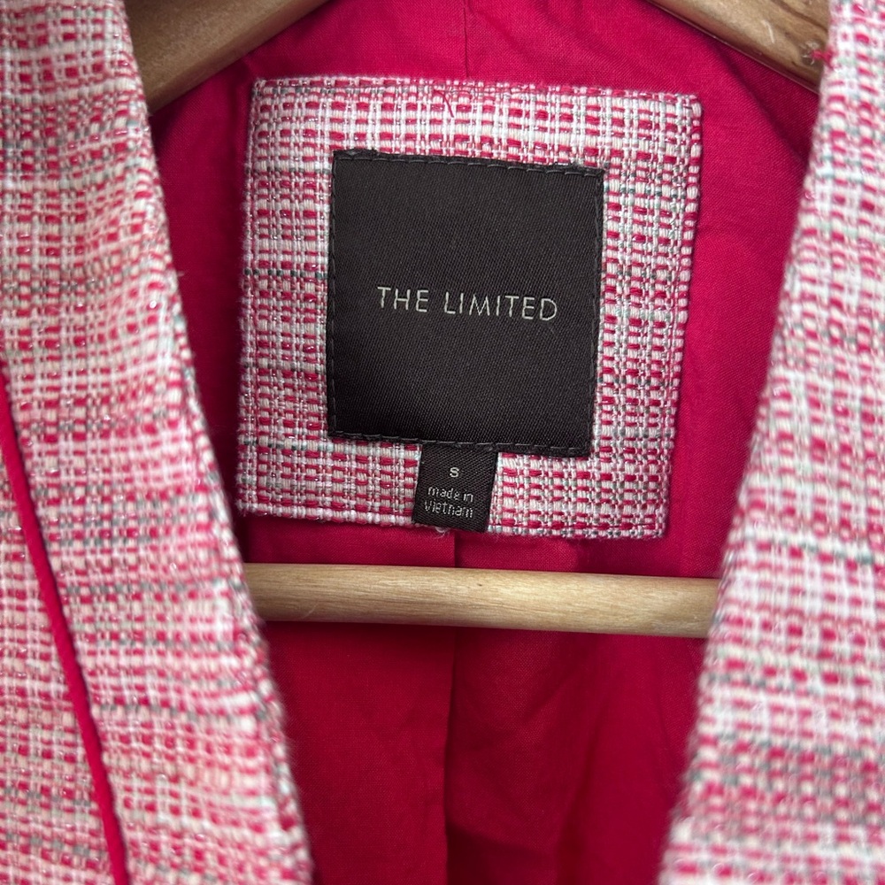 Vintage The Limited Pink Textured Blazer - Picture 4 of 11
